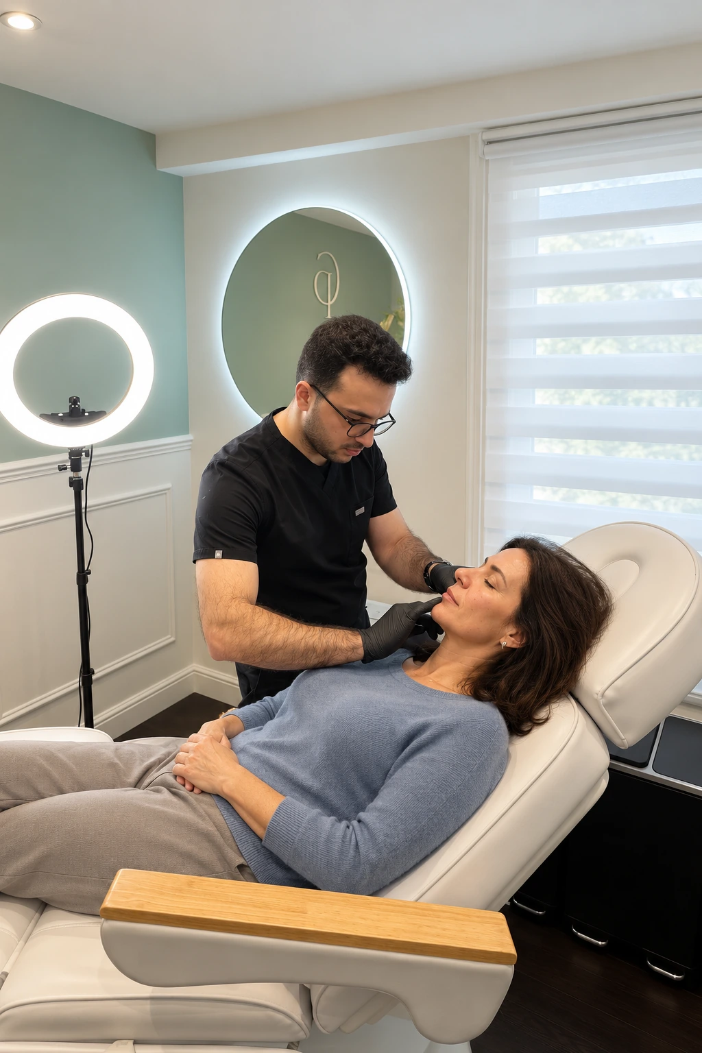Doctor-led skin assessment at Clinic Platina